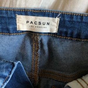 Pacsun blue denim shorts